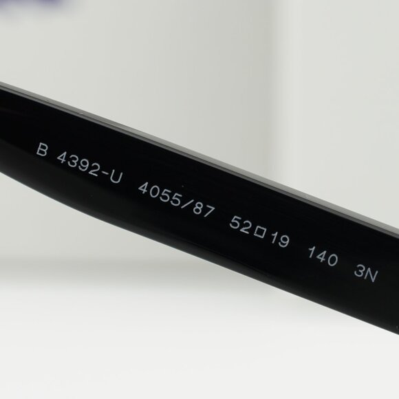 Burberry BE4392U 405587 Square Sunglasses - Black/Grey main image 5